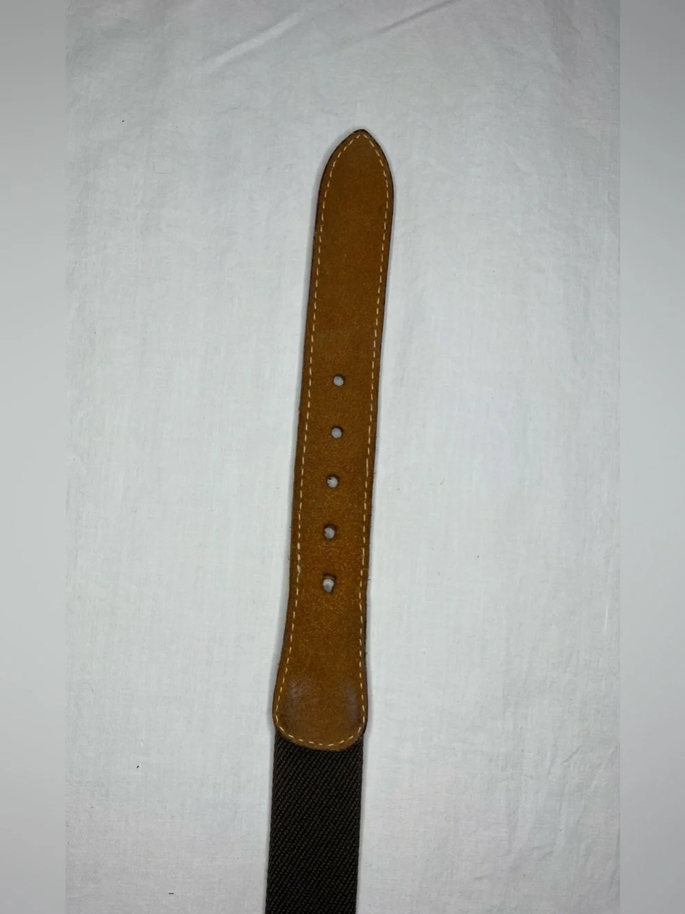 VTG LL Bean Belt 30 Genuine Full Grain Leather Brown USA